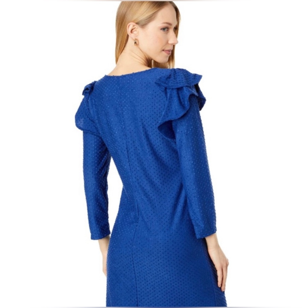 Lilly Pulitzer Phelby Dress in Oyster Bay Navy Size M NWT - Picture 7 of 11